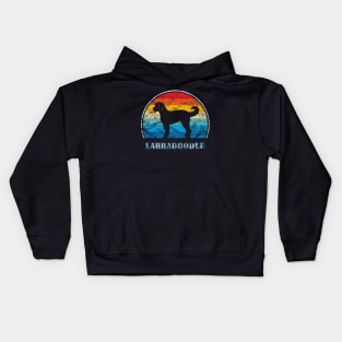 Labradoodle Vintage Design Dog Kids Hoodie